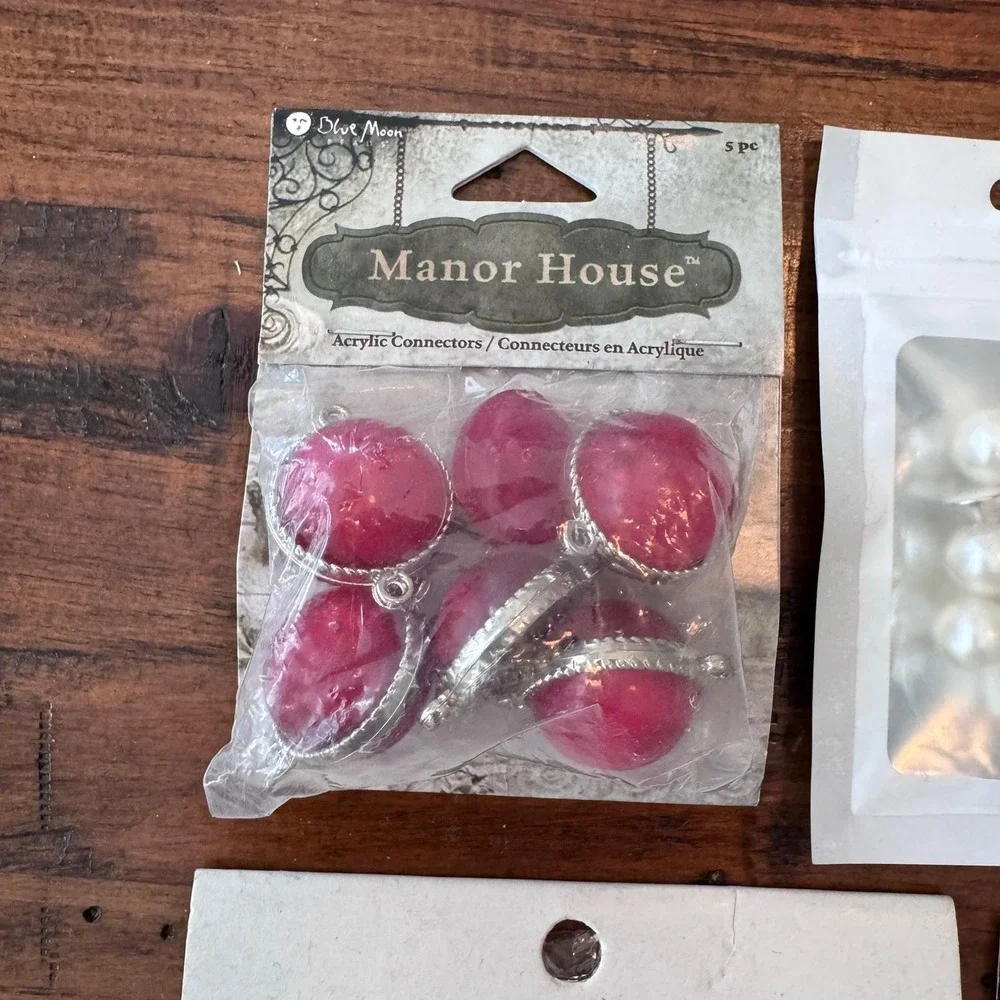 Jewelry Making Supply Lot Swarovski Miyuki Silvestri Laliberi Beads Pendants 8pc